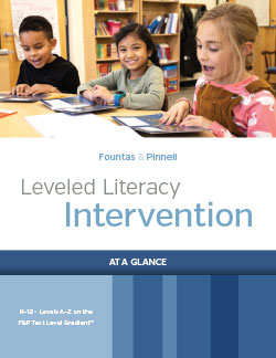 Leveled Literacy Intervention At-A-Glance Brochure