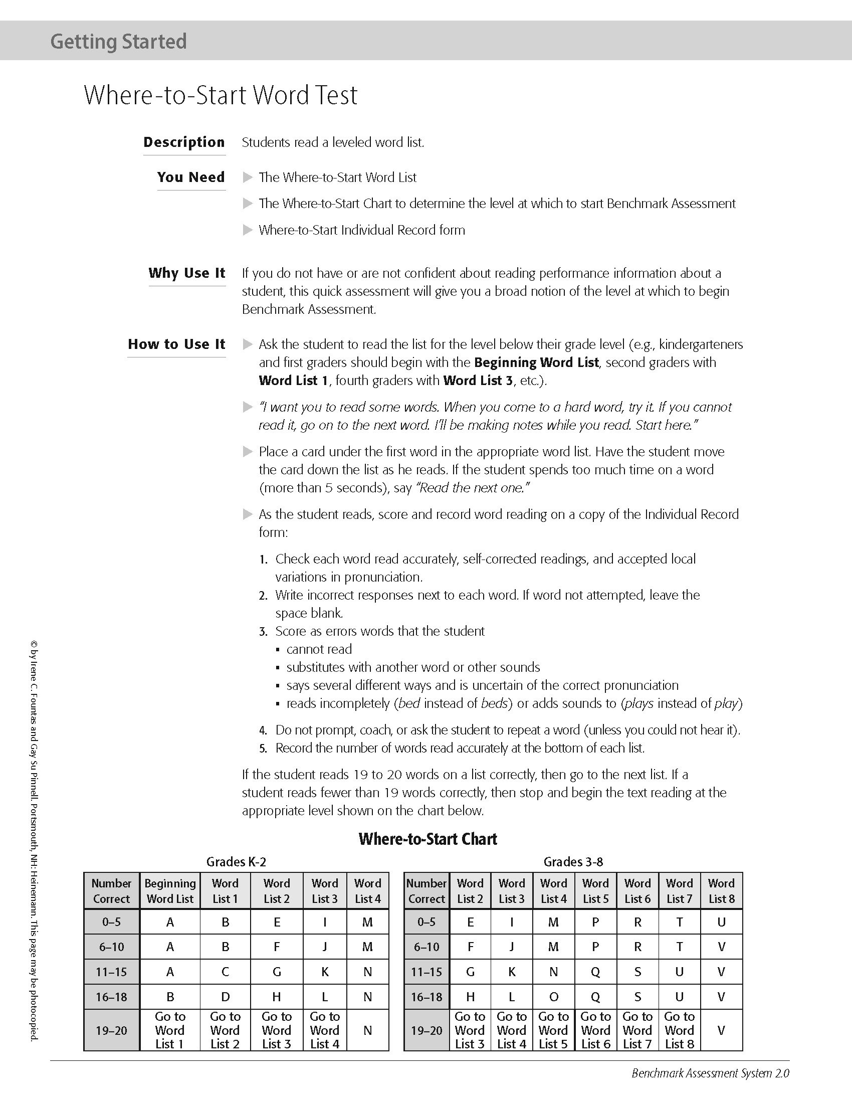 Diagnostic Skill Assessments