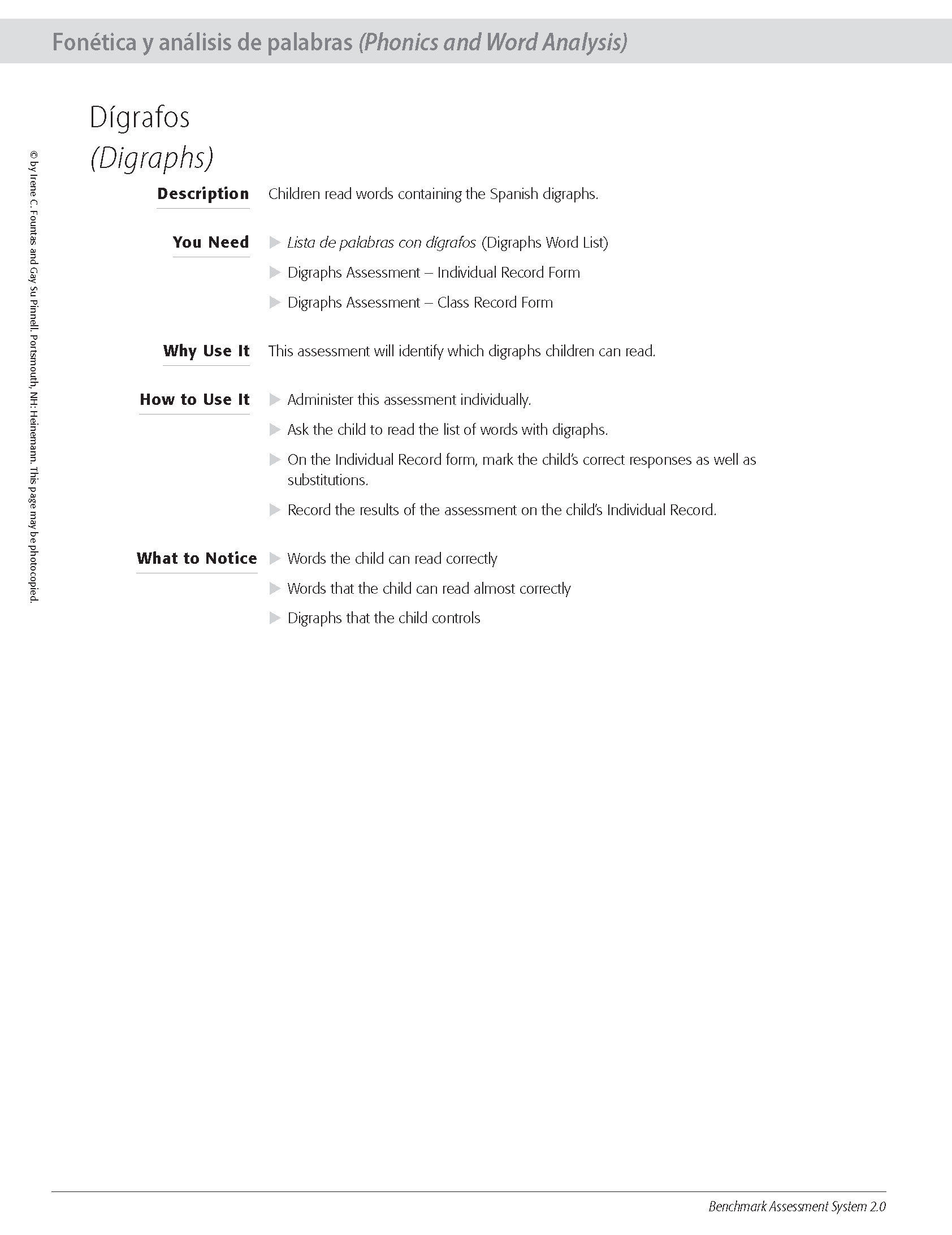 Diagnostic Skill Assessments