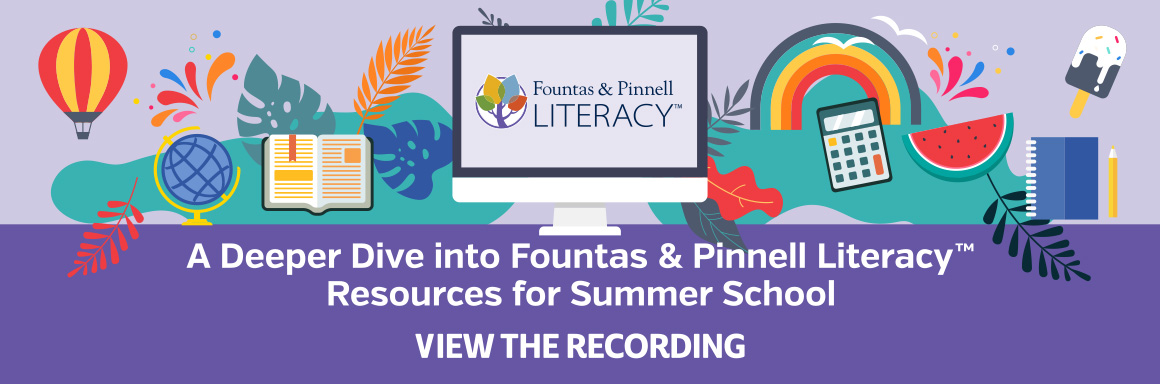 Fountas And Pinnell Information And Teacher Community